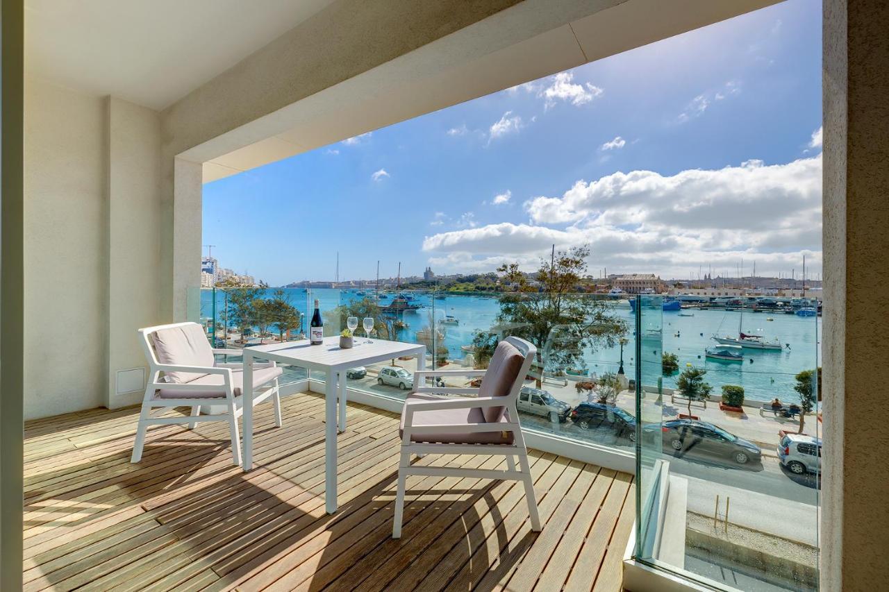 Luxury Apartment With Valletta And Harbour Views Sliema Exterior foto